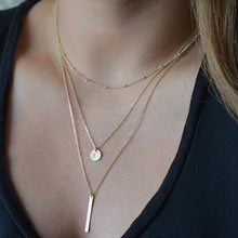 Load image into Gallery viewer, 2020 Layered Necklace Women Choker Gold Moon Necklaces Clavicle Pendant Collier Femme Chain Collares Fashion Party Jewelry Gifts
