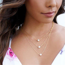 Load image into Gallery viewer, Bohemian Star Moon Cross Heart Pendant Necklace For Women Gold Multi Layer Long Necklaces 2019 Fashion Jewelry Christmas Gift