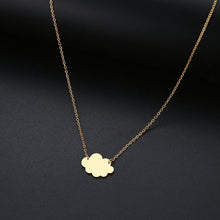 Load image into Gallery viewer, DOTIFI For Women  New Simple Sequin Cloud Necklaces Lightning Pendant Stainless Steel Necklace Gift T95-T98