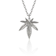 Load image into Gallery viewer, Trendy Weed Tree Leaf Necklace Women Simple Cactus Pineapple Nut Maple Leaves Necklaces Pendants Jewelry Drop Shipping Collares