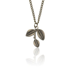 Load image into Gallery viewer, Trendy Weed Tree Leaf Necklace Women Simple Cactus Pineapple Nut Maple Leaves Necklaces Pendants Jewelry Drop Shipping Collares